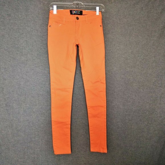 Gazoz Skinny Stretch Jeans Juniors Size 3  Orange - Picture 1 of 7